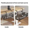 Adjustable Thickness Desk Cable Organizer Under Desk Cord Organizer  Kitchen Storage