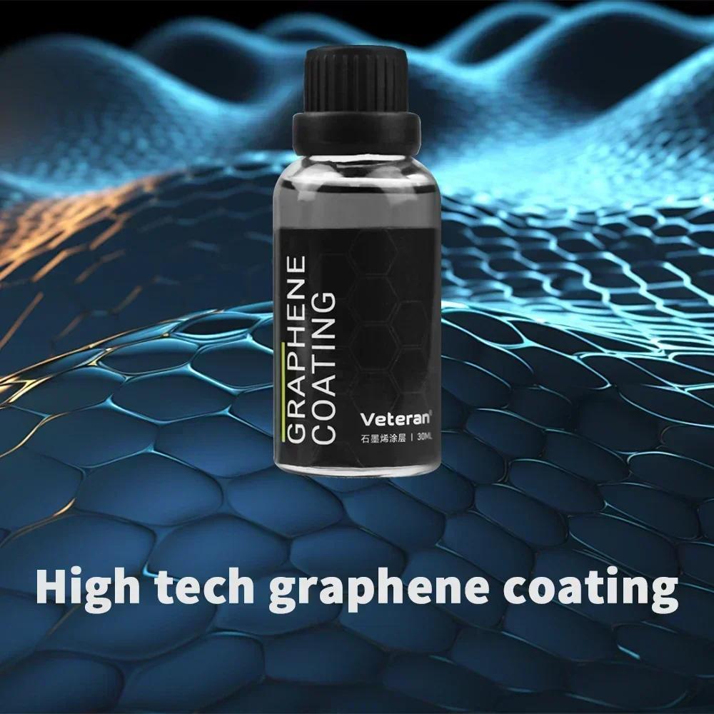 30ML Graphene Ceramic Coating with Sponge Portable Auto Car Protective Graphene Coating Agent for Prevent Scratches Chips