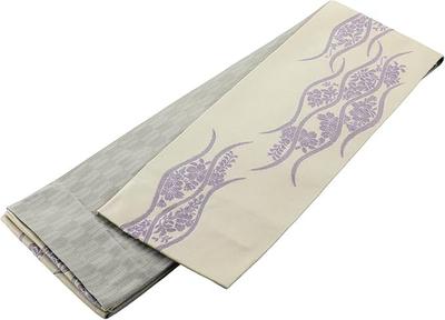 [SAKIKU-EN] Hergestellt in Japan, Waschbarer Halbbeite Obi für Damen, Wendbares Design, Schmaler Obi, Obi für kleine Taschen, Halbbeite Obi, Polyester, Stilvoll, Japanisch