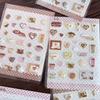 1/4Pcs Kawaii Cream Cake Cookies 3D Foam Stickers For Journal Scrapbook Stationery Decor Cute Y2K Sweetheart Dessert Stickers
