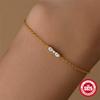 S925 Sterling Silver Horse Eye Splicing Diamond Versatile Fashion Bracelet Simple Commuter Bracelet Bracelet