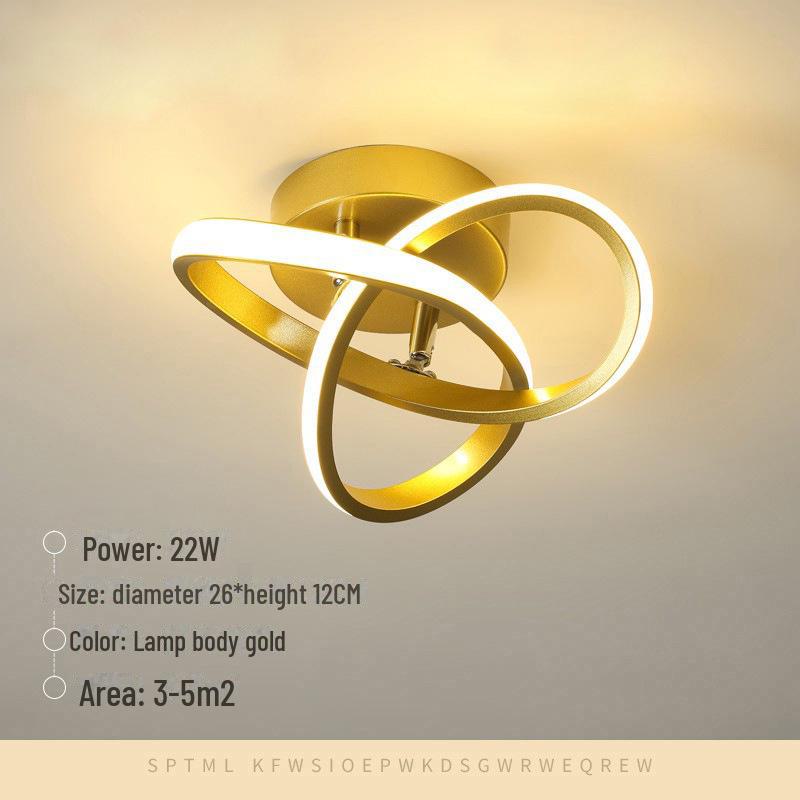 Nordic Modern Ceiling Lamp - Creative Decorative Lighting for Corridors and Porches