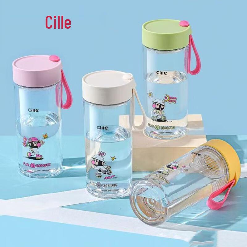 Cille Tritan Cartoon Water Bottle