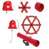 3 Piece Set of Outdoor Playground Accessories for Swingset