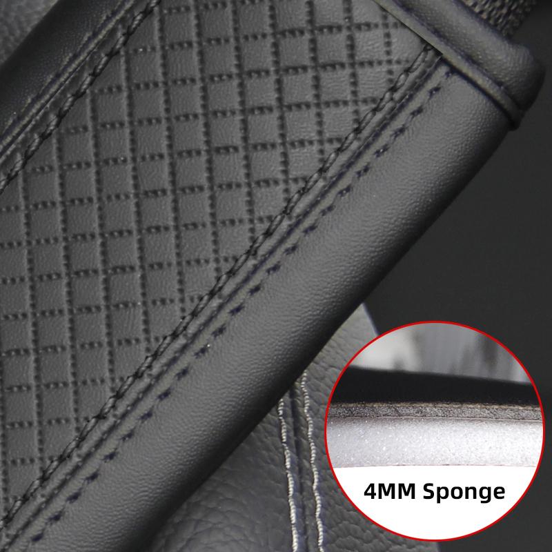 Car Accessories Seat Belt PU Leather Safety Belt Shoulder Cover Breathable Protection Seat Belt Padding Pad Auto Interior