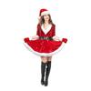 Femei Adulte Crăciun Moș Crăciun Crăciun Rochie Roșie Anul Nou Costume Cosplay Ținută de Performanță Joc de Rol