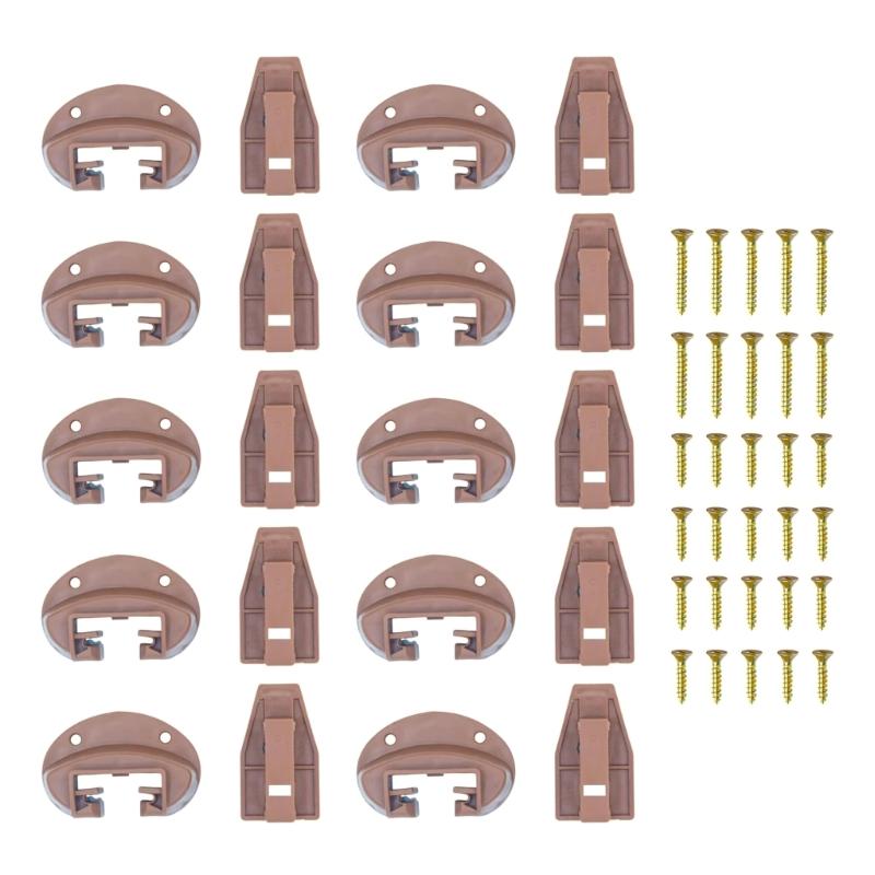 

10pcs Quickly Release Drawer Track Upgrades Corrosion Resistant Drawer Slide For Dresser And Cabinet Restoration 1