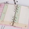 A6 Loose Leaf Notebook Paper Refill Spiral Binder Inner Page Filler Weekly Monthly Schedule Notes Printing Stationery Office School
