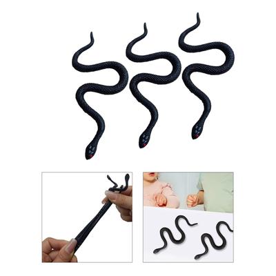 Novelty Simulation Snake Prank Toy Soft Snake Props 10pcs Practical Joke Props Interesting Snake Figure Party Supply