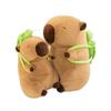 Backpack Capybara Plush Toy Stuffed Animal Doll Cartoon Kids Birthday Gift