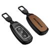 Beijing Hyundai Car Key Cover for Mistra, Elantra, Ix35, Festa, Ix25 - Metal Leather Bag with Buckle.