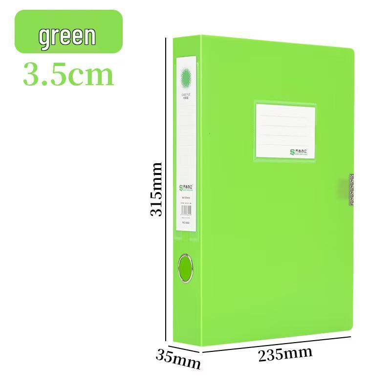 Thick A4 Plastic File Storage Box - Archive & Data Organizer