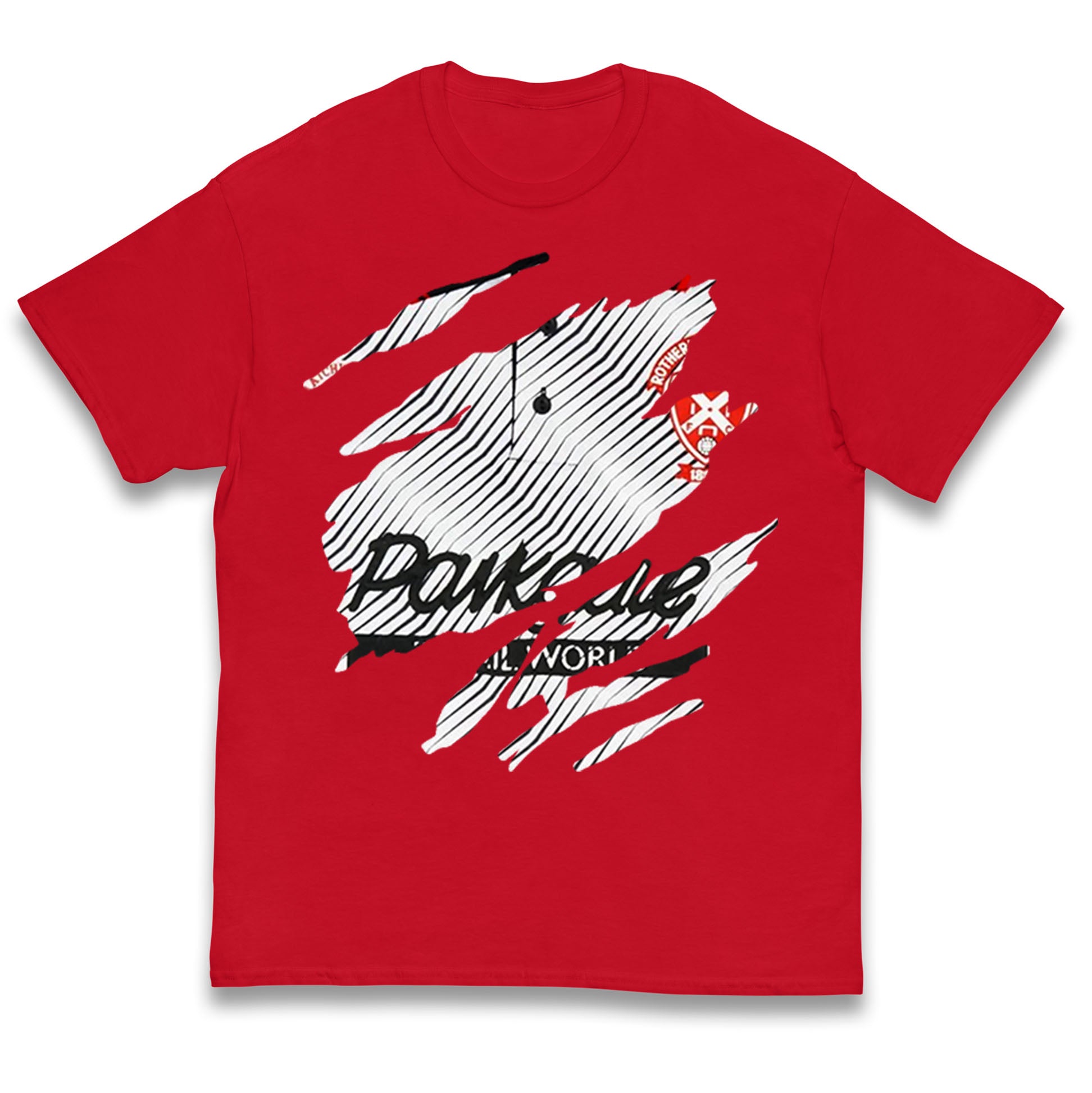 Retro Rotherham 1992 Torn Effect Kids T Shirt 110