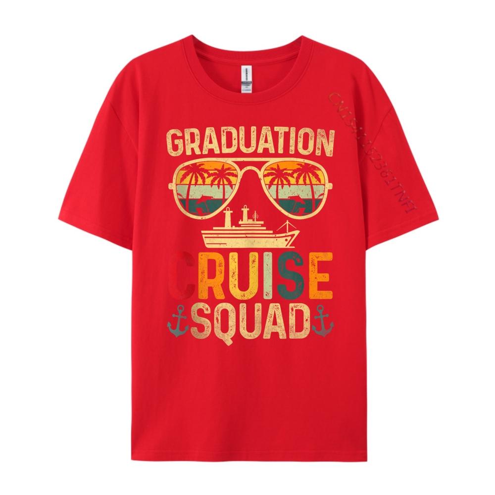 Graduation Cruise Squad 2024 Cruising Graduation Trip Luxury Clothing High Quality Mens TShirt Mothers Day S
