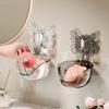 Bathroom Storage Rack Punch-free Storage Box Bathroom Suction Cup Wall-mounted Washbasin Makeup Storage Rack