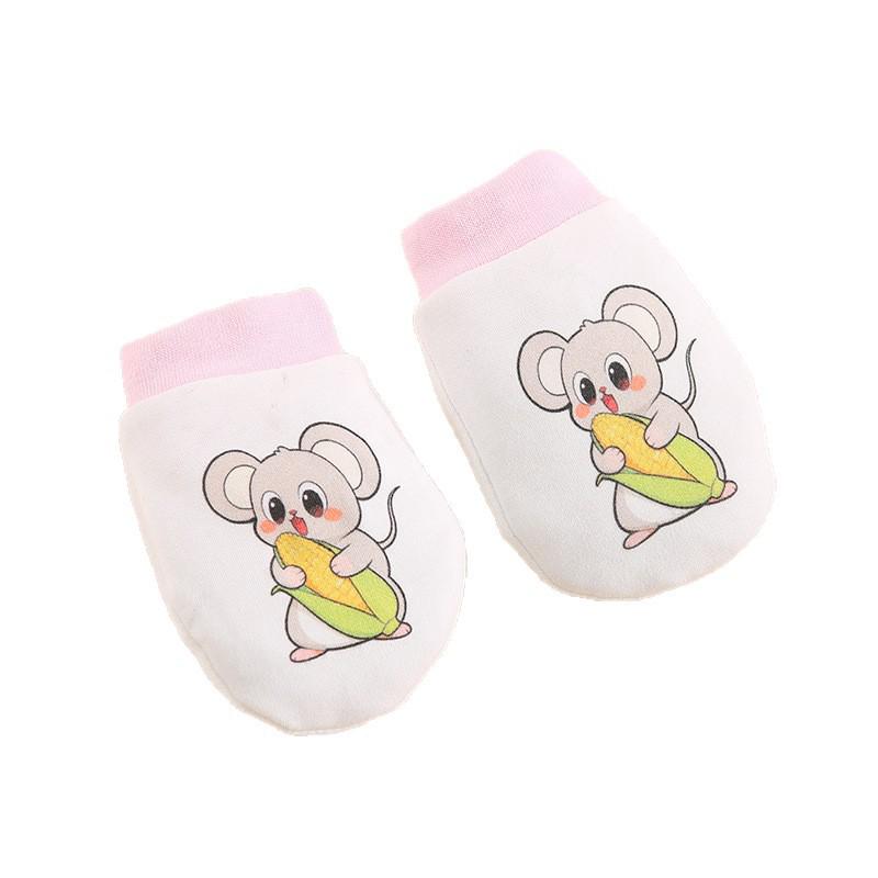 Gants Bébé Respirants en Maille Anti-Rayures - Mordables, Protection des Mains Printemps/Été pour Nouveau-nés