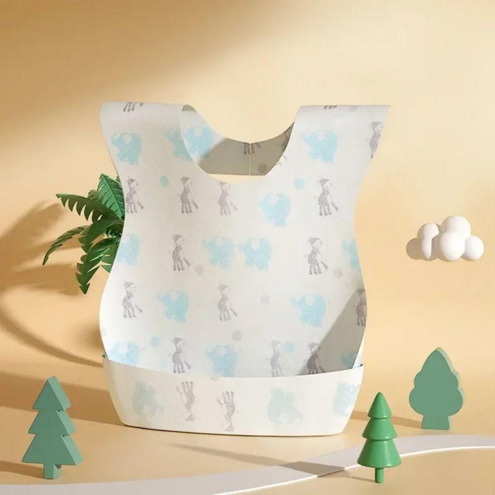 

Детские нагрудники с рисунком из мультфильмов, одноразовые детские слюнявчики, салфетки для кормления, салфетки для срыгивания новорожденных elephant print