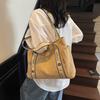 Casual Fashion Large Capacity Tote Bag Simple Travel Bag Women Large Shoulder Bag  Tote Handbag