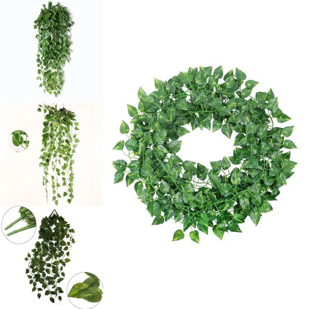 Artificial Fake Flower Vine Hanging Garland Plant With Realistic Appearance For Home Garden Decor