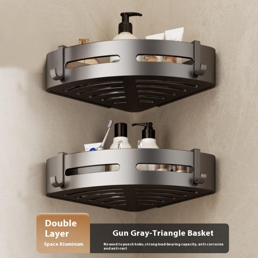 Gun Ash Handtuchhalter Ohne Bohren Toilettenregal Aufbewahrungsregal Badetuchhalter Toilette Badezimmerregal