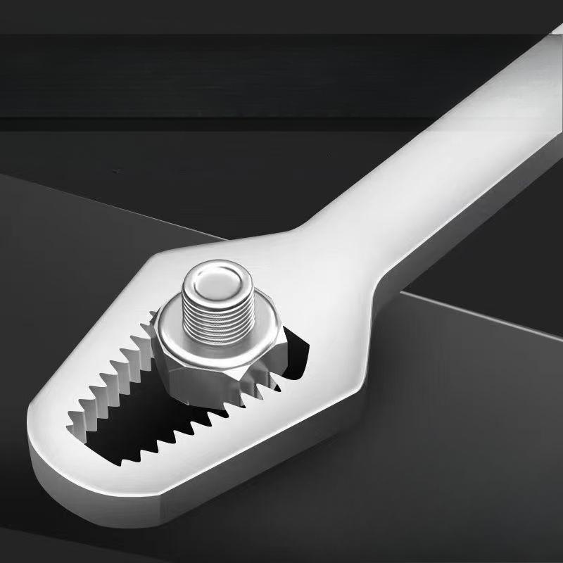 Universal Box Wrench, Small Super-hard Steel Wrench, Self-tightening Wrench, Double-ended Special-shaped Manual Wrench