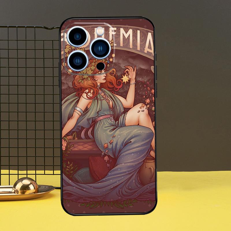 

Защитный чехол «Готическая ведьма» для iPhone 11 14 12 13 Pro Max Mini X XR XS Max 7 8 Plus SE 2020, чехол для телефона iPhone 11