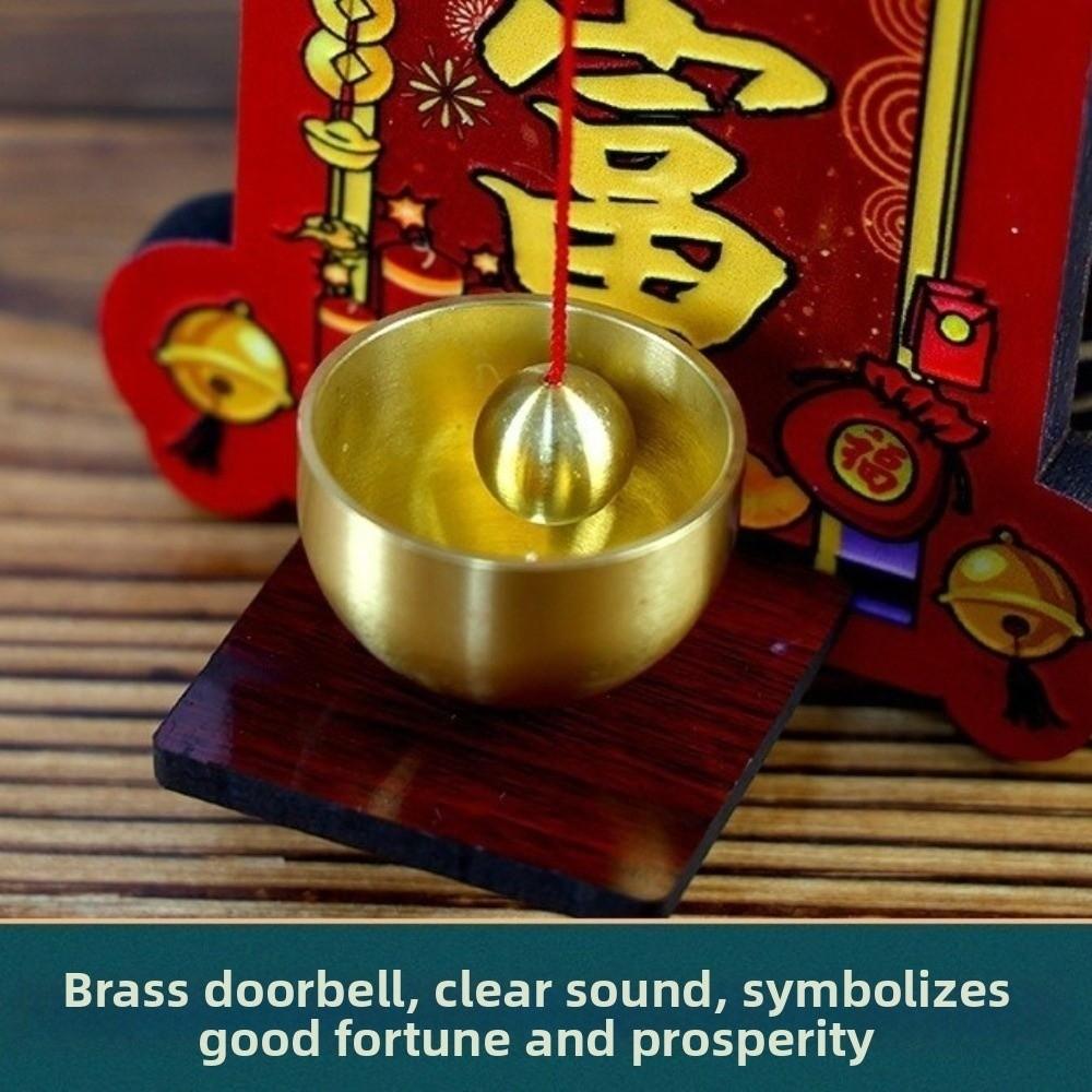 Magnetic Suction Entrance Door Bells Dopamine Chinese New Year Ornament Living Room