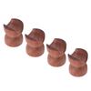 4PCS HiFi Speaker Cable Wire Bracket Wooden Shockproof Insulation HiFi Speaker Cable Stabilizer for