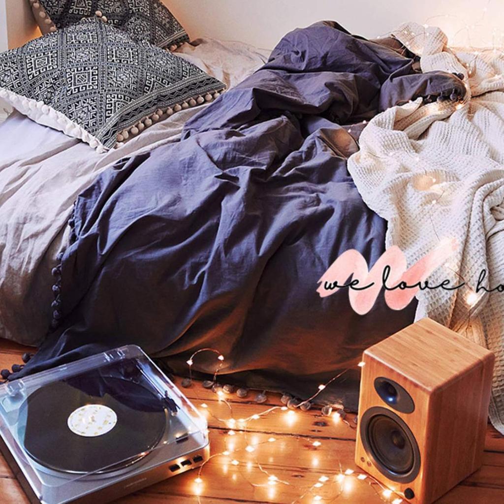 Solar String Lights 2-Pack Each 33FT 100-LEDs Solar Powered Fairy Lights Waterproof Copper Wire 8-Lighting Modes for Garden Patio Trees Yard