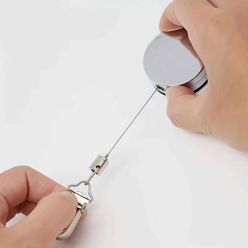 No Punching Self Adhesive Towel Hook Retractable Clip Waterproof Hanger for Home Kitchen Bathroom
