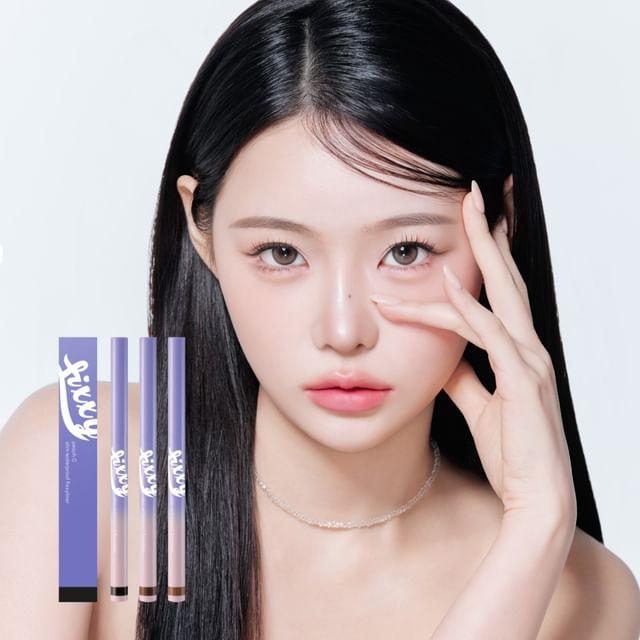 Peach C - Slim Waterproof Fixxy Liner - 3 Colors #01 Black
