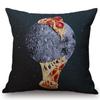 Modern Fruits Pattern Design Throw Pillow Case Pear Lemon Bicycle Summer Harmony Car Sofa Decoration Cushion Cover Cojines