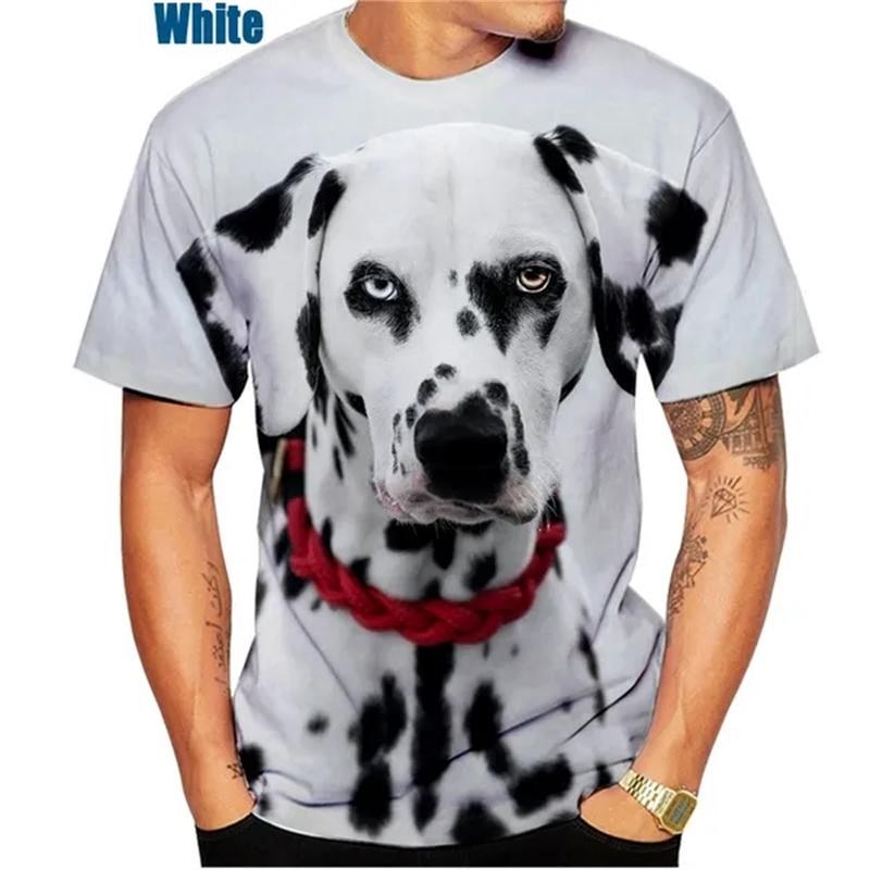 Beautiful Dalmatians 3D Printed T-Shirt Dalmatians Fashion Men Women's Personality Hip Hop Casual T Shirt Male Streetwear Tops