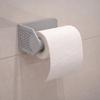 Modern gray toilet paper holder for bathroom WC
