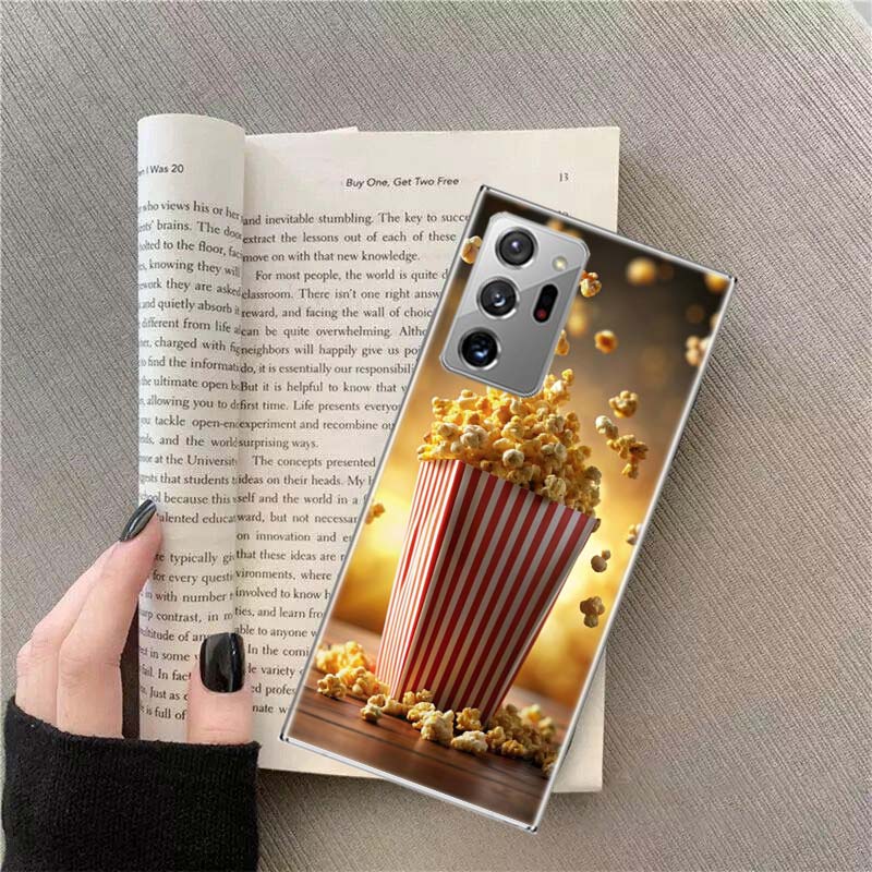 Food Fries Beer Cheese Sushi Cookie Phone Case for Samsung A17 A37 A57 A54 A14 A24 A34 A07 A04S A02S A12 A22 A32 A52S A16 A26 A3