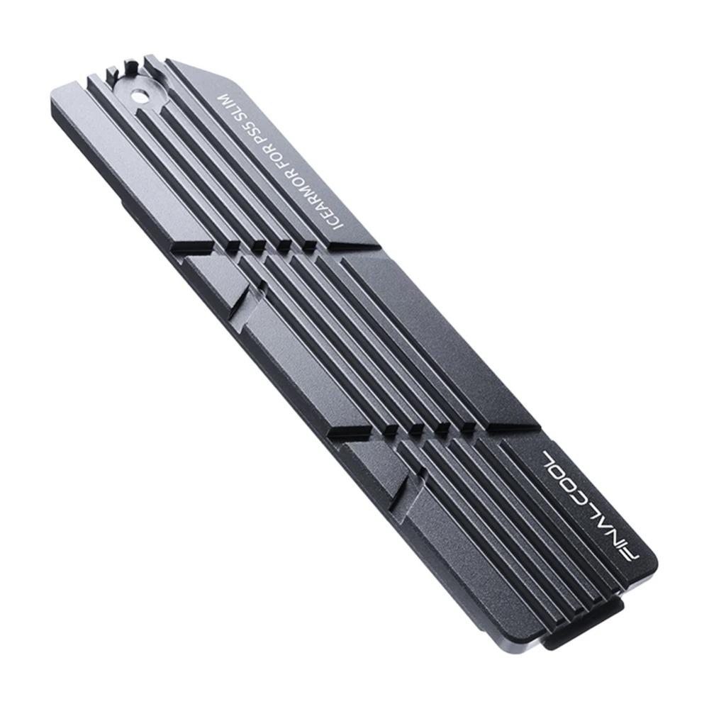 

Replacement Aluminum Alloy SSD Heat Sink Heatsink Cooling NVMe SSD Radiator SSD Cooler for PS5 slim/ PS5 Pro світло-синій колір