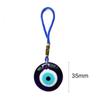 Blue Eye Lucky Eye Keychain Glass Bead Car Hanging Charm Car Jewelry Lucky Eye Pendant  Bag Charms