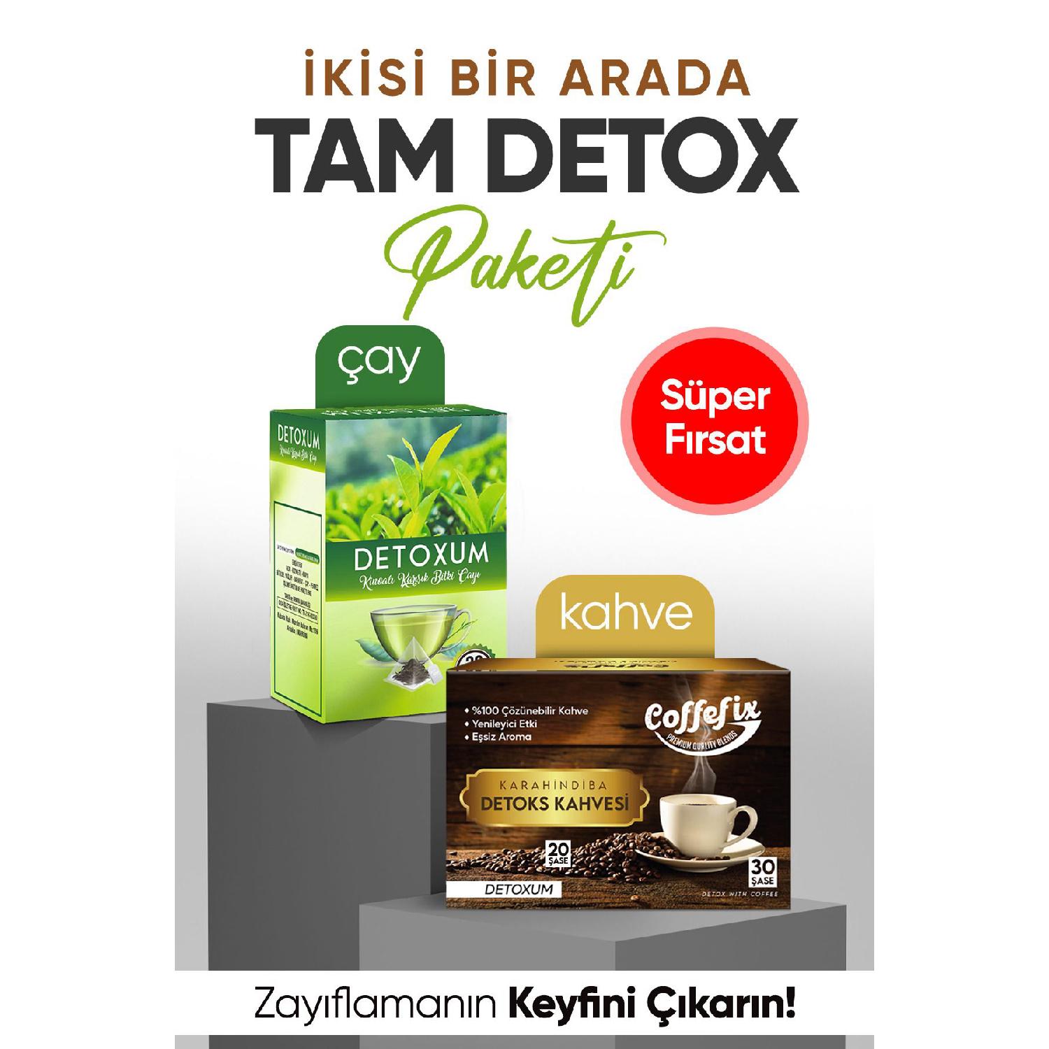 

Детокс-чай для похудения и детокс-кофе с цикорием (набор из 2)