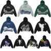 Spring and Autumn New Personality Painted Men's and Women's Hoodies Printed Graffiti Sweater