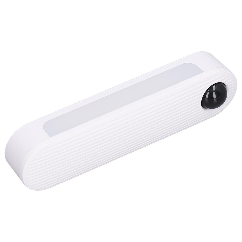 LED Body Sensing Lamp White Mini Strip USB Recharge Smart Wireless Night Light for Kitchen Cabinet