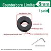 Tapered Countersink Drill Bit with Round Shank for Screw Installation and Woodworking Hole Opening