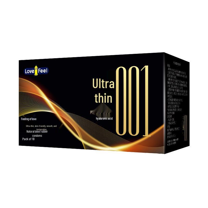 Ultra-Thin 001 Hyaluronic Acid Small Condoms for Men - Bare Entry, Long-Lasting, Safe Condoms