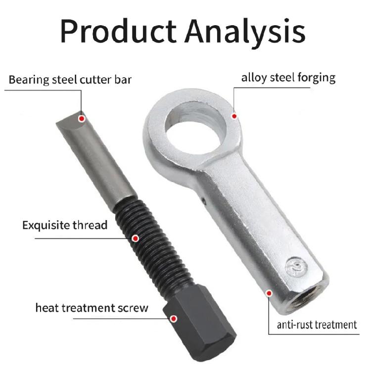 Nut Splitter Accuracy Ground Cutting Edges Universal Size Adaptability Safety Lock Feature For Industrial Maintenance Emergency Repairs