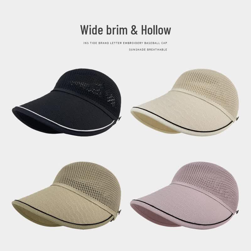 

Meiwaner Hollow Breathable Wide Brim Sun Hat