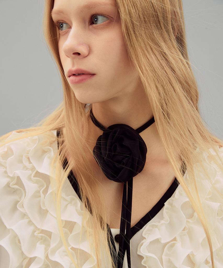 Dewedewe Rose Bolo Tie_Black