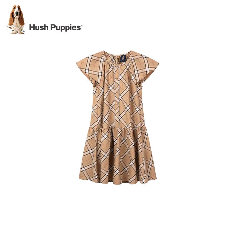 Hush Puppies Girls Summer Plaid A-Line Dress 130