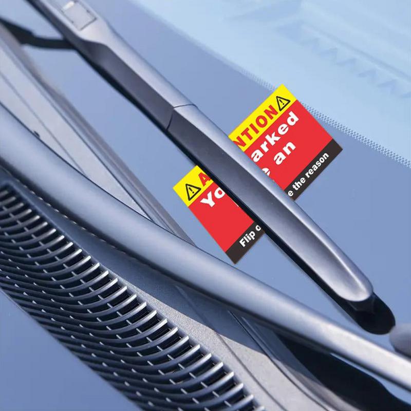 100pcs Bad Parking Cards You Parked Like An Idiot Funny Cardboard Parking Violation Card With Multi Violation Reasons Funny Gift