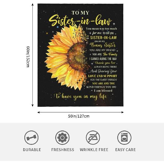 Valentines Day Sister In Law Gifts, Sister In Law Birthday Gifts, Gifts for Sister In Law, Sister In Law Gifts for Women, Best Sister-in-Law Wedding