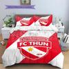 Biancheria da letto con motivo FC Thun Decorazione per la casa Regalo di compleanno (1 * copripiumino + 2 * federa, senza nucleo)