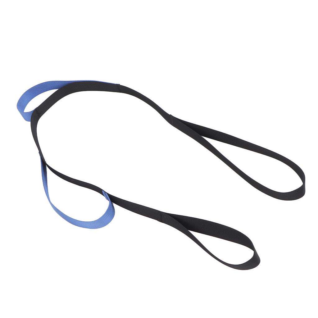 Beinhebergurt, Behinderte, ältere Menschen, Nylongewebe, Fußschlaufe, Handgriff, Mobilitätshilfe für Gehübungen, Blau